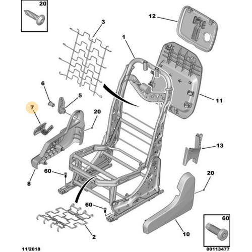 Orijinal Rifter n Koltuk Ykseltme Kolu Sa K9 9827084880