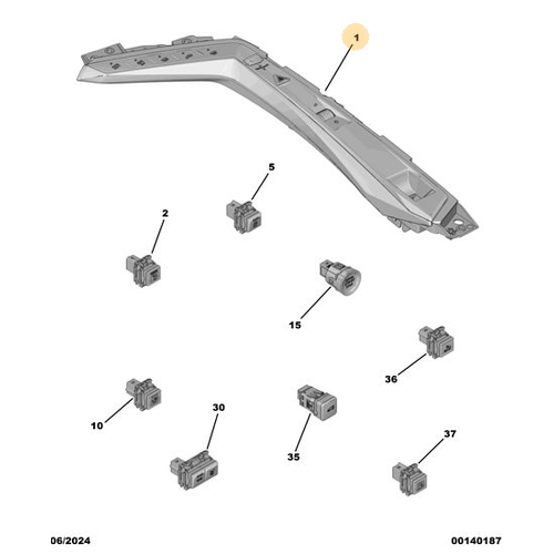 Orijinal �ok ��levli Ana Kumanda Paneli  Peugeot - 5008 P74 GT  98473472UL