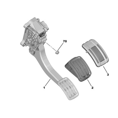 ORIJINAL GAZ PEDAL 9854066280