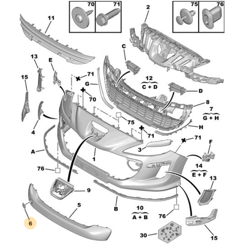 Orijinal n Tampon eki Demiri Kapa 308 T7 7414TZ