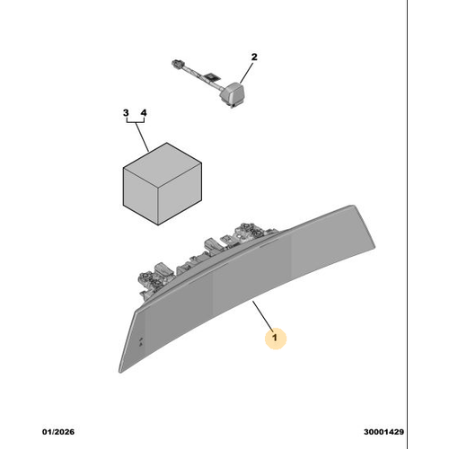 Orijinal Dijital Hayalet G�sterge Paneli  Peugeot - 5008 P74 GT   9844693180