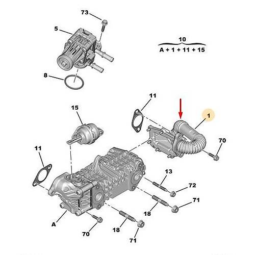 Orijinal Gazlar�n Geri D�n�� Borusu   9813054880