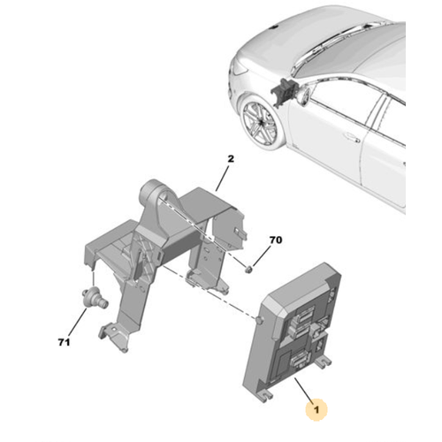 ORIJINAL SGORTA KUTUSU 308 T9    1610807680