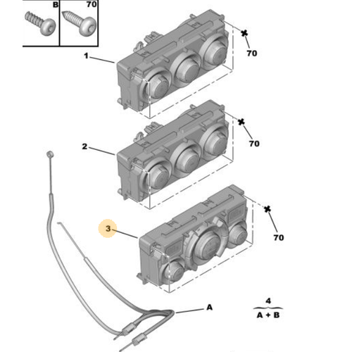 Orijinal Klima Kumandas 3008 T84    6452W5