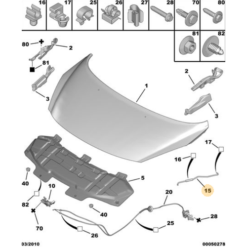 Orijinal 207 Kaput Tutma ubuu   792752