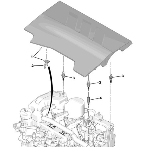 Orijinal 1.2 MOTOR UST KORUYUCU KAPAK 9825492380