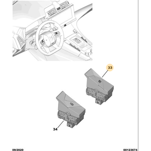 Orijinal DS7 X74 Cam Dmesi    98361119DX