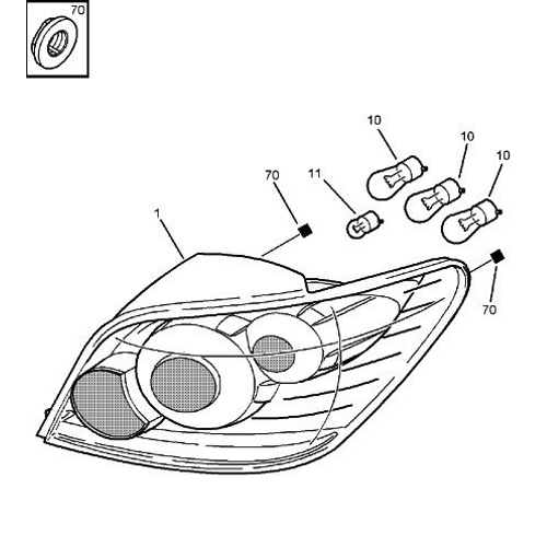 ORIJINAL 307 Sol Stop    6350X0