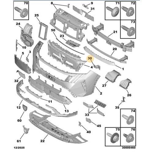Orijinal G�r�� Yard�m� Kamera Deste�i    Peugeot - 5008 P74 GT     9843791180