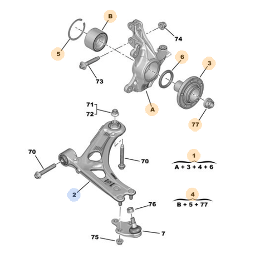 ORIJINAL SAG AKS TASIYICI (DS7-X74/408-P54)   1647857280