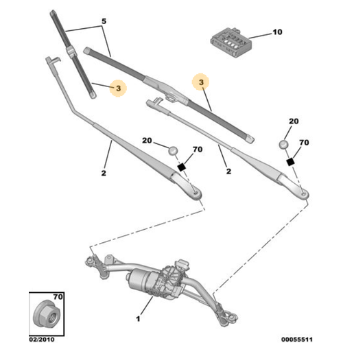 Orijinal 207 n Cam Silecek Sa    6426YW