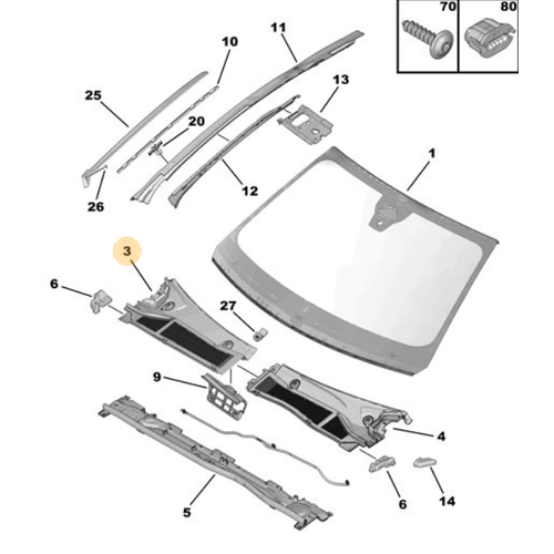 Orijinal st Hava Giri Izgaras Sa 308 P5 408   9831551280