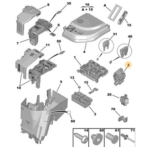 Orijinal Rle Beyini 308 T7 3008 T84   6500EJ