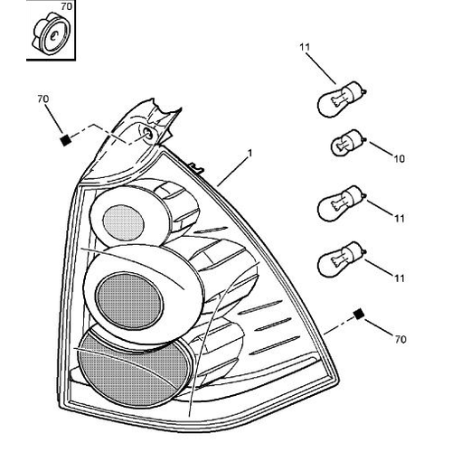 ORIJINAL 307 SW Sol Stop    6350X2