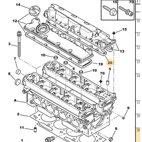 ORIJINAL 2.0 SUBAP KAPAK CONTASI EW10J4 CONTA EGZOS TARAF   0249A5