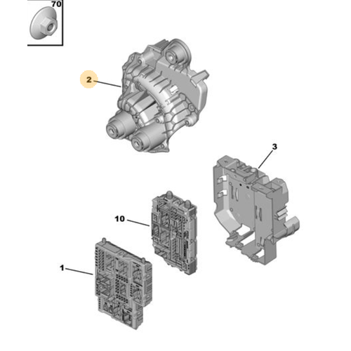 Orijinal Sigorta Kutusu Destek (ADM1) 308 T9  P5  9837268380