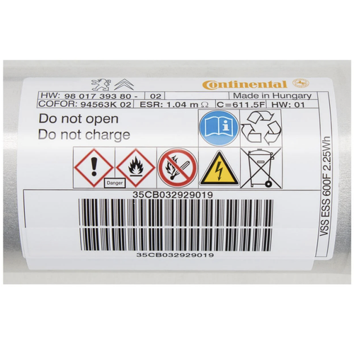 ORIJINAL START STOP KAPASITOR  9852039780