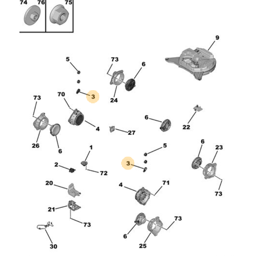 Orijinal Hoparlr DS4 408    9830934680