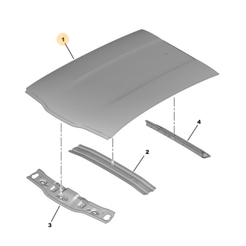 Orijinal 208 Tavan Sac    9672441580