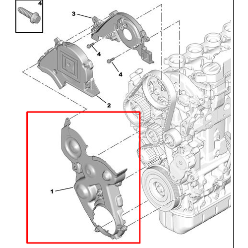 ORIJINAL 1.6 HDI TRIGER KAPAK ALT 0320W4