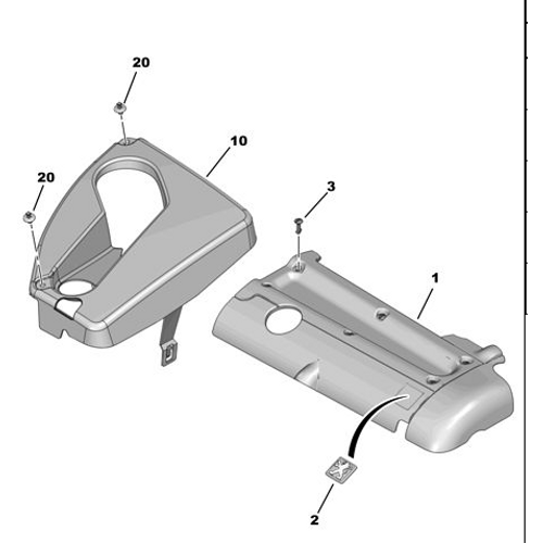 ORIJINAL 307 CAM SU KORUMA KAPAK 715910