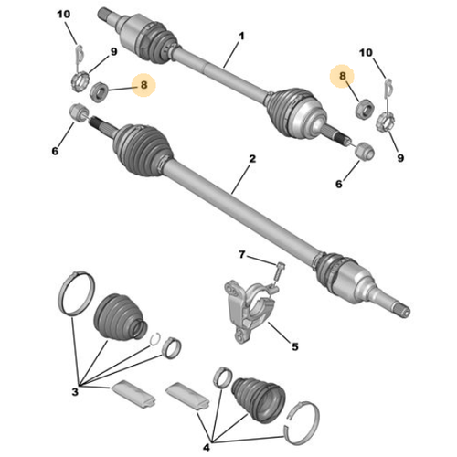 ORIJINAL AKS SOMUNU  329733