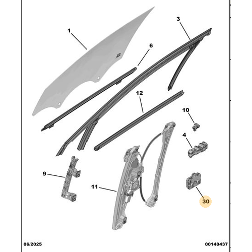 Orijinal Sol �n Kap� Beyni  Peugeot - 5008 P74 GT  6507824080