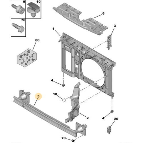 Orijinal n Panel Travers 3008 T84  5008 T87  7104LE