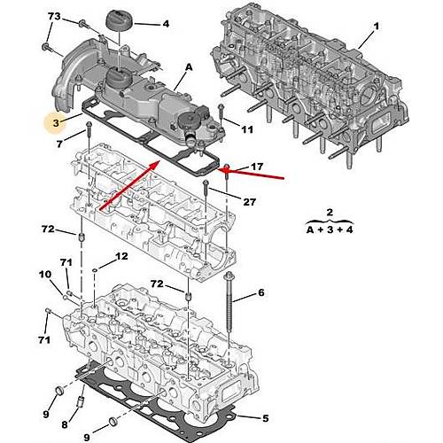 ORIJINAL KULBUTOR KAPAK CONTASI (DV4C/DV6C) (EURO5)   0249G2