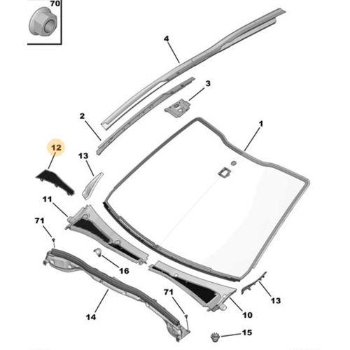 Orijinal 2008  Polen Filtre Kapa  A94F  96745423XT