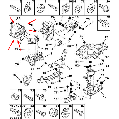 ORIJINAL 307 1.6 HDI SA ST MOTOR KULAK  1807GF