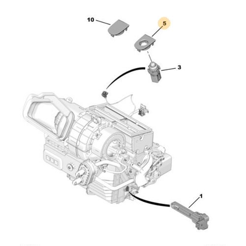 ORIJINAL GNE SENSR MESNED 308 T9    6436J6