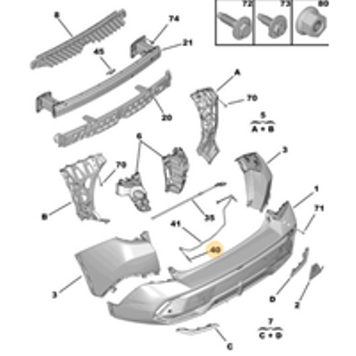 Orijinal Kamera Y�kama Hortumu 308 P5/408/5008 (P74) GT/3008 (P64)   9835809980