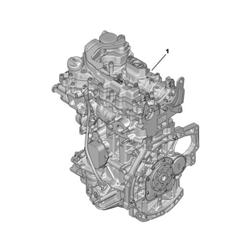 ORIJINAL KOMPLE MOTOR 308 P5 1.2 408 , 208 1.2 MOTOR   (D12XHL-EB2ADTS) (96/81-KW)   1627638180