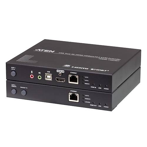 ATEN CE840 USB True 4K HDMI HDBaseT 3.0 KVM Extender (4K@100m)   Resim-1