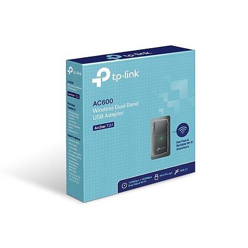 Tp-Lınk Archer T2U 600Mbps Dual Band Usb Kablosuz Adaptör