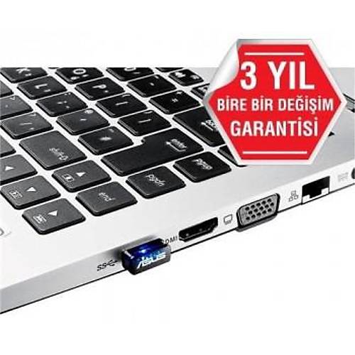 Asus Usb-N10 150Mbps 802.11N Usb Kablosuz Adaptör Nano (1Tl Büyüklüğünde)