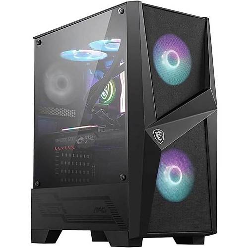 Msı 750W 80+ Bronze Mag Forge 100R Gaming Mid-Tower Pc Kasası Siyah