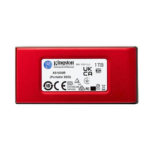 1 TB KINGSTON XS1000 USB3.2 GEN2 KIRMIZI SSD SXS1000R-1000G