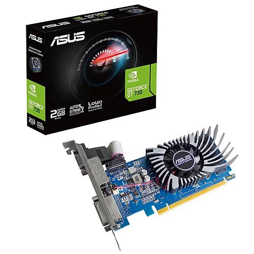 Asus Gt730-2Gd3-Brk-Evo 2Gb Nvidia Gt730 Ddr3 64Bit Hdmı Dvı Vga 16X Ekran Kartı