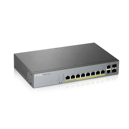 Zyxel Gs1350-12Hp 12 Port Ynetilebilir Poe Swtch (130 Watt)