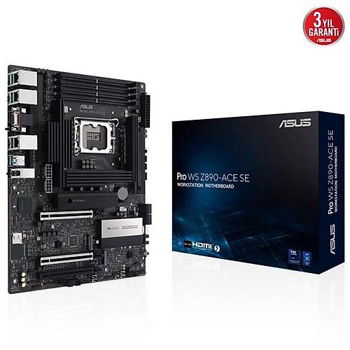 ASUS PRO WS Z890 ACE SE DDR5 THUNDERBOLT-HDMI DP PCIE 5.0 1851p ATX