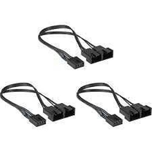 Corsar Cx-9070003-Ww Hydro X Series Two-Way Pwm Fan Splitter Cables (Three Pack)
