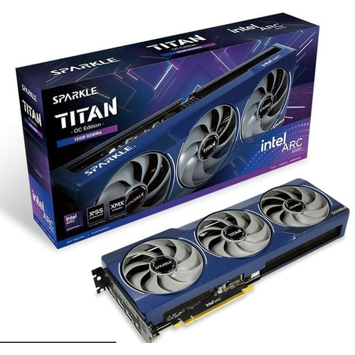 SPARKLE INTEL ARC B580 TITAN OC 12GB GDDR6 192BIT EKRAN KARTI SB580T-12GOC