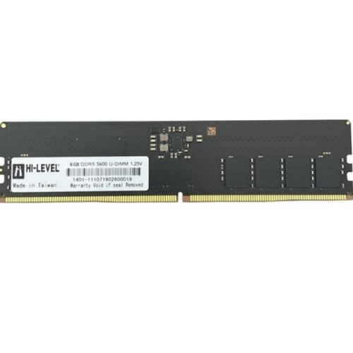 8GB HI-LEVEL DDR5 5600MHz CL46 1.1V BLACK HEATS