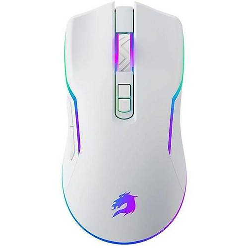 GameBooster M18 Inferno 2.4ghz RGB Ayd�nlatmal� Beyaz Profesyonel Gaming Mouse