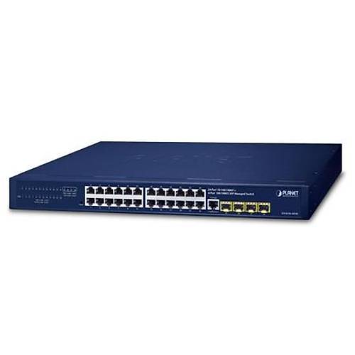 Planet Pl-Gs-4210-24T4S Ynetilebilir Gigabit Switch (Managed Gigabit Switch)