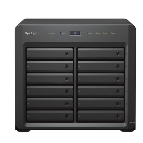 SYNOLOGY DS2422-32G PLUS RYZEN V1500B-32GB RAM-12-diskli Nas Sunucu (Disksiz)