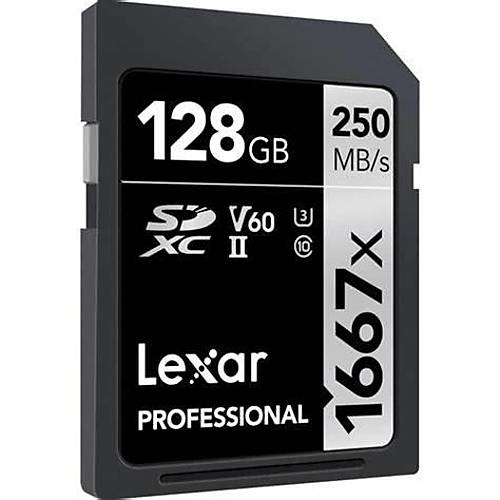 LEXAR 128GB LSD1800128GBNNNG SD PROFESSIONAL 1800X SDXC UHSII CARDS UP TO 280MB-S READ 210MB-S WRITE C10 V60 U3