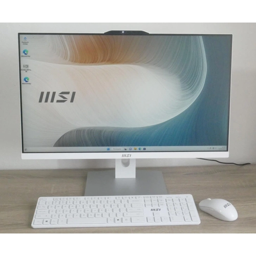 MSI MODERN AM272P 12M1209TR 27 FHD 16:9 (1920X1080) I71255U 16GB DDR4 1TB SSD W11H BEYAZ AIO PC